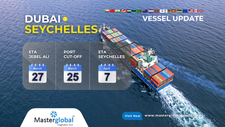 Upcoming Vessel from Jebel Ali to Seychelles – Secure Your Shipment Today!