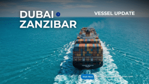 Container ship sailing from Dubai JAFZA to Zanzibar for March 2026 LCL and FCL shipments