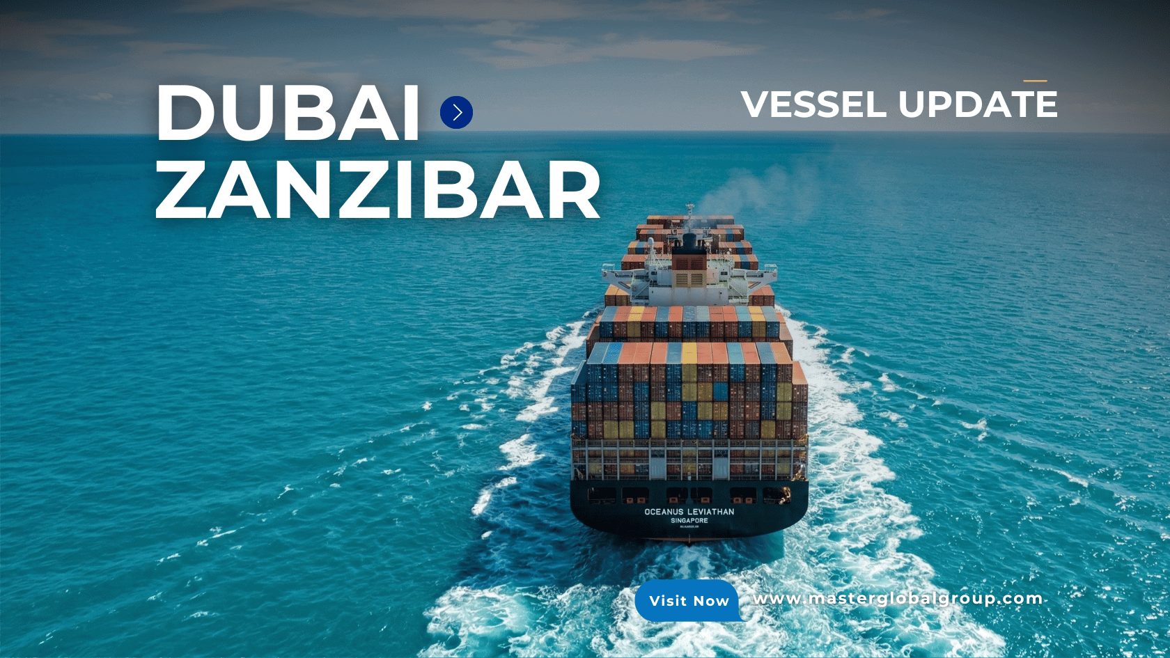 Container ship sailing from Dubai JAFZA to Zanzibar for March 2026 LCL and FCL shipments
